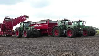 DE EERSTE AARDAPPELS ROOIEN VAN 2024 3 X FENDT FAVORIT 916  924  916 GRIMME SE 150 60 [upl. by Oisinoid196]