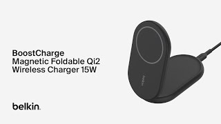 Belkin BoostCharge Magnetic Foldable Wireless Charger [upl. by Darnell667]