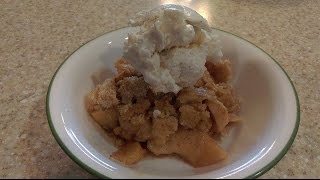 Easy Apple Cobbler Recipe  The Hillbilly Kitchen [upl. by Oderf999]