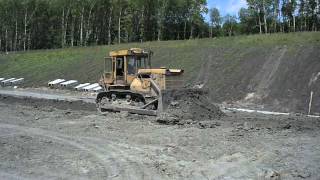 Old soviet tractors K701 loader n T170 dozer [upl. by Derril]