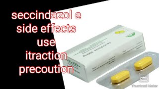 TabSecnidazole1000mg  Best Antibacterial Tablet  UseSideEffectDose Precaution [upl. by Harifaz]