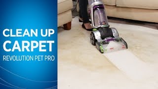 Deep Cleaning with theProHeat 2X® Revolution™ Pet Pro Carpet Cleaner  BISSELL [upl. by Lorien157]