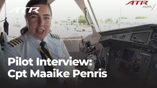 Pilot interview Cpt Maaike Penris  Aurigny [upl. by Goldarina]