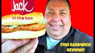 Jack In The Box® Fish Sandwich REVIEW [upl. by Zarihs]