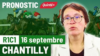 Pronostic PMU Quinté Flash à Chantilly R1C1 du 16 septembre 2024 [upl. by Dave]