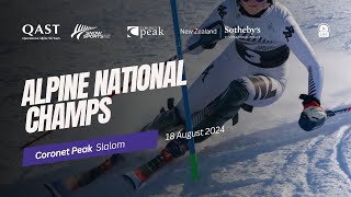 Coronet Peak  ALPINE NATIONAL CHAMPIONSHIPS  Slalom [upl. by Donnell]