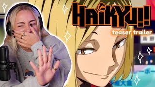 HAIKYUU FINAL MOVIE IS COMING  Haikyuu Movie Battle of the Garbage Dump TEASER TRAILER Reaction [upl. by Der568]