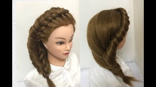 Awesome Knotted Braid Hairstyle Easy Hairstyles [upl. by Sanson]