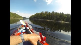 Sea Kayaking Sweden  Beautiful Dalslandskanal  Day 19 [upl. by Stanislaw618]