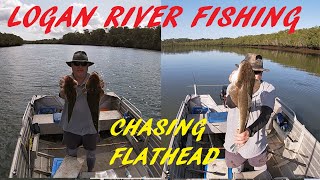 LOGAN RIVER FISHING CHASING FLATHEAD 10TH AUG 2024 [upl. by Stutman]