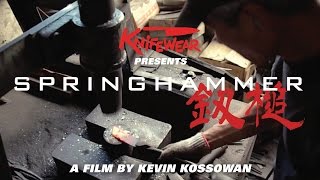 Springhammer  A Documentary about Japanese Blacksmiths amp Knife Making [upl. by Ihcekn]