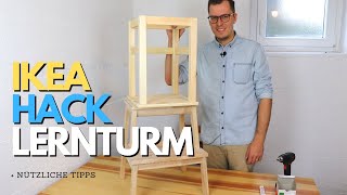 DIY Ikea Lernturm Hack Lerntower aus Bekväm und Oddvar  Bauanleitung  Tipps [upl. by Emmerich]