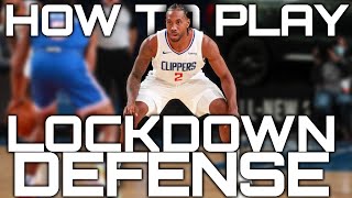 How To Play Lockdown Defense in Basketball [upl. by Enileme770]