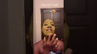 Face Care and Self Care Sunday facecare skincare sundayvibes allnatural skinrelief [upl. by Germayne]