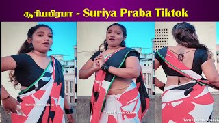 Suriya Praba Tiktok  Tamil Hot Tiktok  Adal Padal  Record Dance  Tamil Song  Viral Video 2021 [upl. by Allicirp]