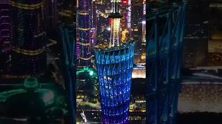 Wow amazing Guangzhou skyline travel china trending shorts [upl. by Nesnej]