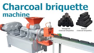 How To Start Charcoal Briquettes Business Good Charcoal Briquettes Extruder Machine For Sale [upl. by Eulalee]