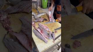 Skinning fish in fishline fish fishing crab foodseafood restaurantchicken shorts short [upl. by Adnuahsar]