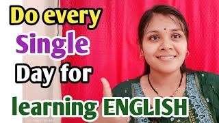 Do every single day for learning Englishhow to use every day 👉🤔englishlearnpracticewithpooja [upl. by Ednyl]