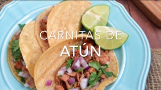 CARNITAS DE ATÚN sin aceite  Recetas fáciles Pizca de Sabor [upl. by Nosredna859]