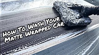 How To Properly Wash Your Matte Wrapped Car  Stjarnagloss amp Kleentech Product Reviews [upl. by Sig702]