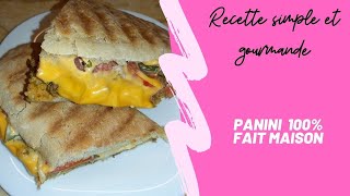 Panini 100 fait maison  facile à réaliser [upl. by Nnylkcaj]