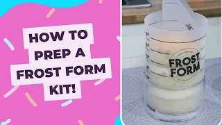 Prepping your cake for use with Frost Form [upl. by Gerrie]