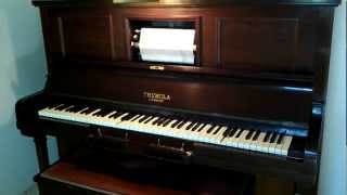 1928 Themola London Pianola  Cowboy Saloon Roll [upl. by Barsky]