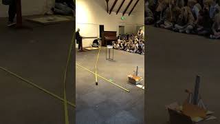 TCS gr 8 Trebuchets shoot for distance  LOOK OUT teacher [upl. by Jud]