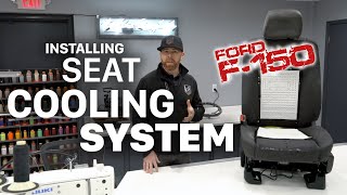 How To Install Heating and Cooling Seat Ventilation In Ford FSeries Trucks SANCTUM LeatherSeatscom [upl. by Ylhsa]