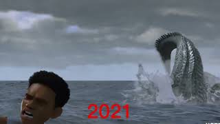 MOSASAURUS EVOLUTION 2015  2022 CRAZY DINOSAUR KING OF DINO [upl. by Kermie]