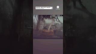 HeartStopping Escape Lightning Causes Tree to Explode Onto Car [upl. by Yannodrahc909]