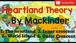 Heartland Theory  Mackinder Heartland Theory in UrduHindi Mackinders Heartland Theory history [upl. by Assirrec]