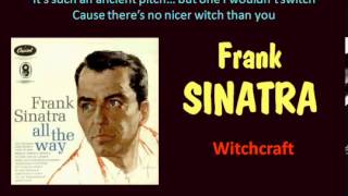 Witchcraft Frank Sinatra 1961 Lyrics [upl. by Leilamag]