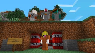 3 HUNTERS VS TROLLER Minecraft Manhunt [upl. by Attekahs]