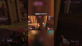 Mercy risky rez be like  Overwatch 2 Funny Moments overwatch2 ow2 overwatchmeme [upl. by Leuas]