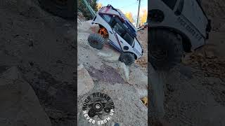 Bronco going down steep bronco trx4m traxxas rccrawler 4x4 [upl. by Atnom742]