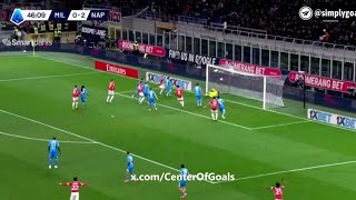 Álvaro Morata Goal Disallowed 😱 AC Milan Vs Napoli 02 All Goals Analysis amp Extended Highlights [upl. by Saturday]