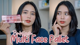 Review PINKFLASH OhMyLove 4 in 1 Multiple Face Palette  cuma 50ribuan udah lengkap [upl. by Imailiv]