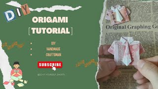 💸  FULL TUTORIAL  Money Origami  Dollar Bill Origami Necktie 👔 [upl. by Radbun]