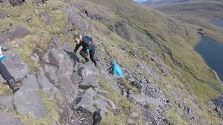 Climbing Carrauntoohil by Brother OSheas Gully [upl. by Mitchel]