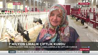 KADIN GİRİŞİMCİ 7 MİLYON LİRALIK ÇİFTLİK KURDU [upl. by Aggy]