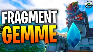 RAMASSER DES FRAGMENTS DE GEMMES A DES LIEUX DITS DIFFÉRENTS FORTNITE EMPLACEMENT GEMME FORTNITE [upl. by Can511]