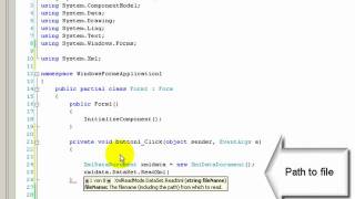 CNet Loading XML into DataGridView [upl. by Ailelc]