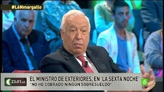 laSexta Noche  GarcíaMargallo quotNo he cobrado ningún sobresueldoquot [upl. by Elleval]