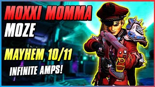 MOXXI MOMMA MOZE INFINITE AMPS  Gamesave  Best Bloodletter Build  Mayhem 10  11 [upl. by Latihs621]