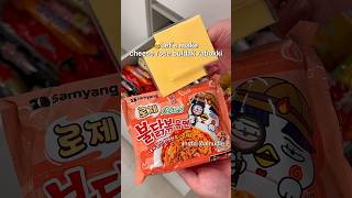 Cheese rose buldak rabokki buldak buldakramen buldaknoodles tteokbokki rabokki koreanfood [upl. by Akirehc]