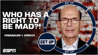 Paul Finebaum IS FURIOUS over the latest College Football Playoff Rankings 🍿  Get Up [upl. by Lundt357]