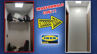 Armadio a muro fai da te con ante IKEA pax [upl. by Azne644]