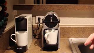 Nespresso Inissia and Nespresso Essenza Mini comparative review [upl. by Atoel]